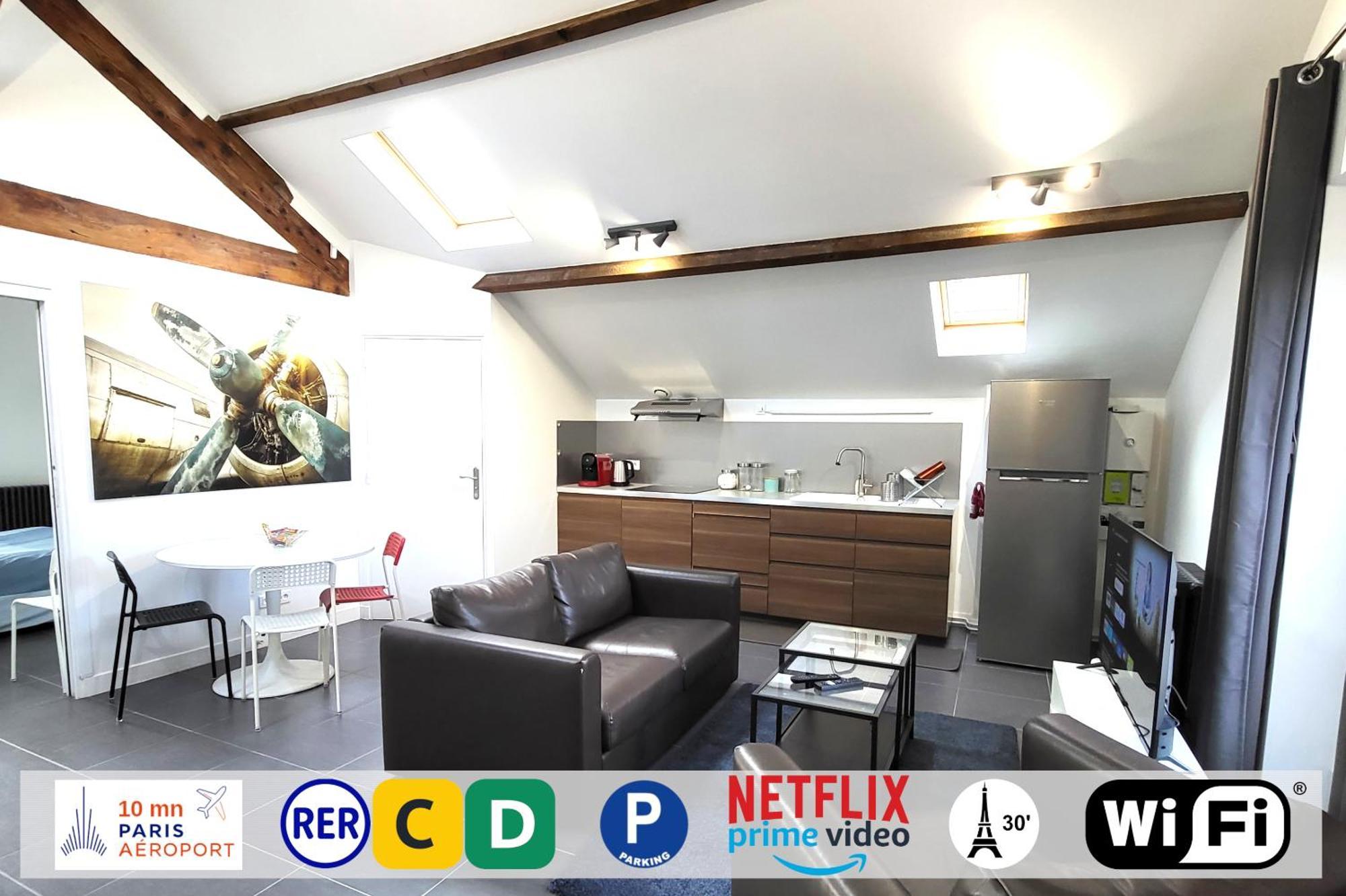 Residence Du Parc Des Grottes Juvisy-sur-Orge Kamer foto